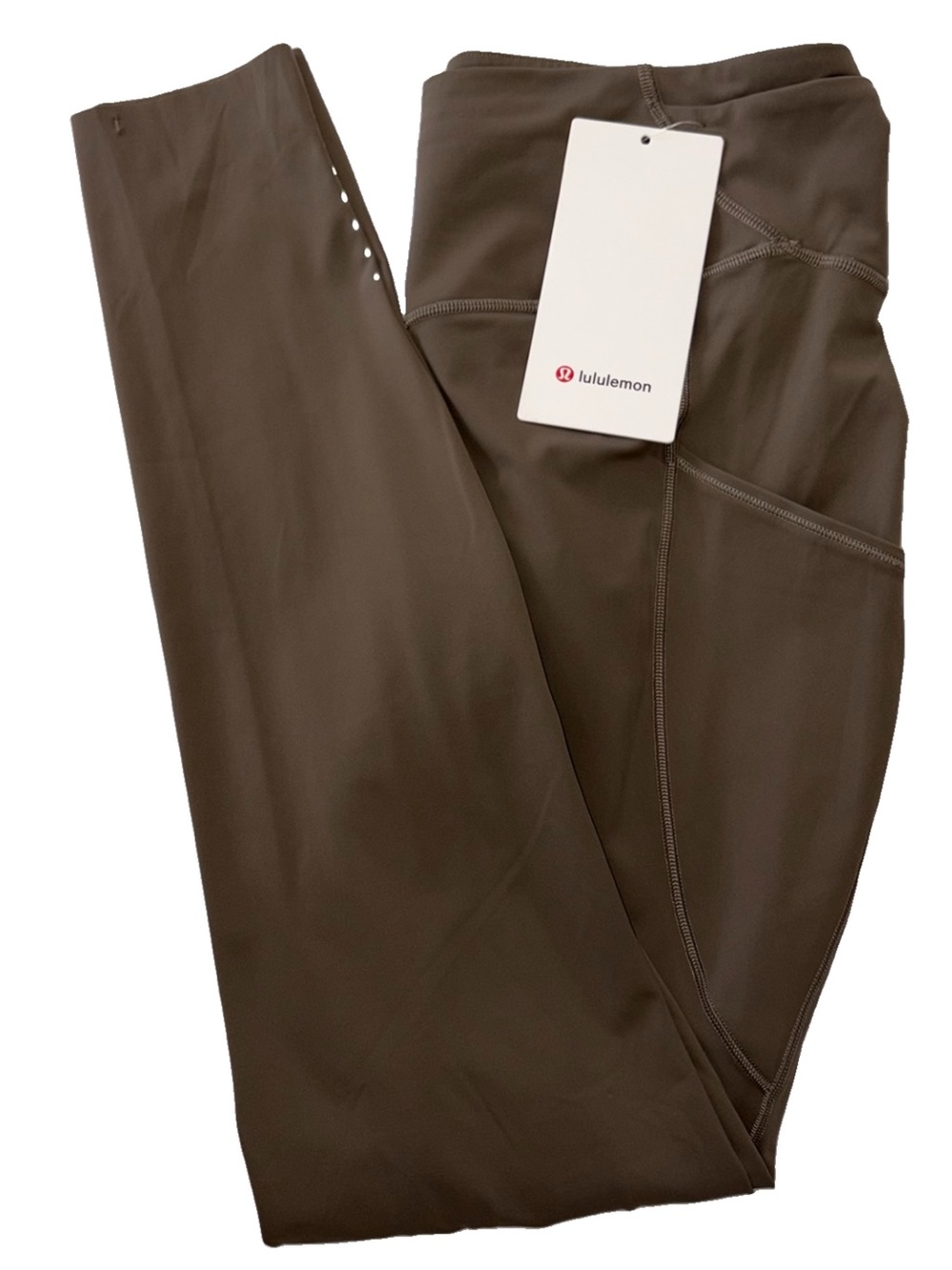 NWT•LULULEMON•SIZE 12•FAST & FREE HI RISE 28” TIGHT*POCKETS•AUTHENTIC•NOMAD $128